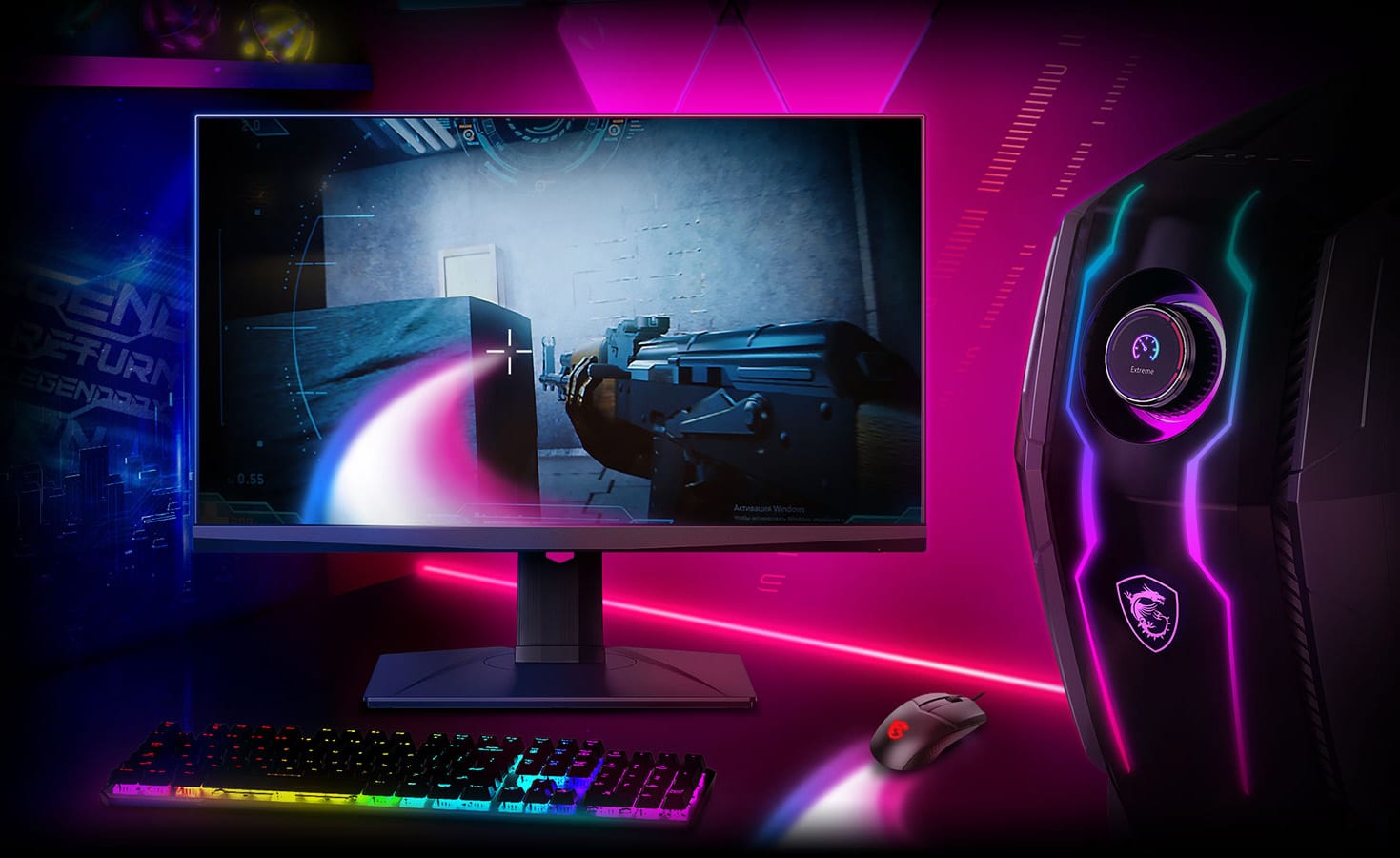 MSI Oculux NXG253R eSports Monitor with 360Hz Refresh, NVIDIA Gsync