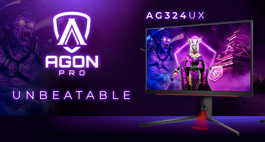 AOC AG324UX 31.5 LCD 4K UHD Gaming Monitor Black/Red AG324UX - Best Buy