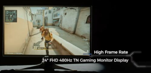 480Hz Monitor Panel Spotted and it’s 24″ in Size, has a 1080p Resolution and is TN Film