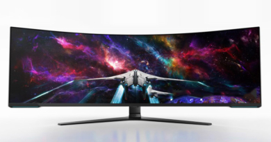 Samsung Odyssey Neo G95NC with 57″ Super-Ultrawide, 7680 x 2160 Res, 240Hz Refresh, Mini LED and DP 2.1