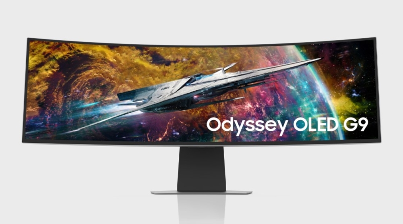 Samsung Odyssey OLED G9 with 49″ 5120 x 1440 QD-OLED Panel and 240Hz Refresh Rate