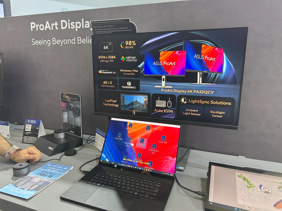 Asus ProArt PA32QCV Showcased at Computex 2025 with 6K