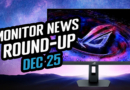 1000Hz monitors, RGB-Mini LED, CES teasers, New Releases (Monitor News Round-up, Dec 2025)