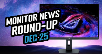 1000Hz monitors, RGB-Mini LED, CES teasers, New Releases (Monitor News Round-up, Dec 2025)