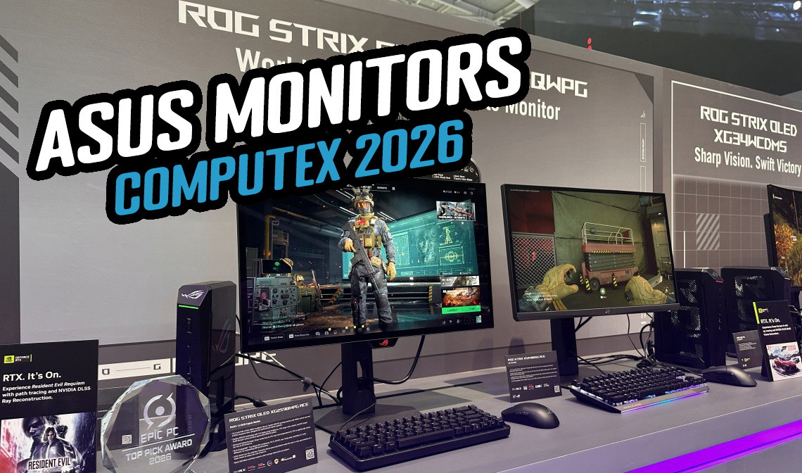 [Round-up] Asus ROG Announce Their New Monitors at Computex 2026