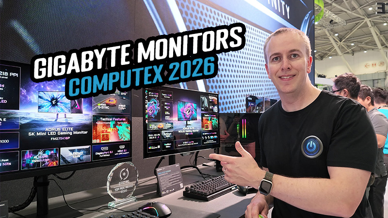 Awesome New ELITE-series 5K Mini LED and Glossy OLED’s from Gigabyte! [Computex 2026]