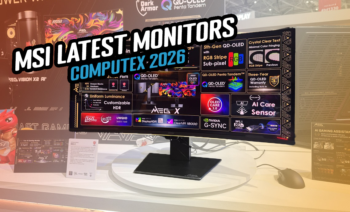 [Round-up] MSI Unveil Their Newest Displays at Computex 2026 1