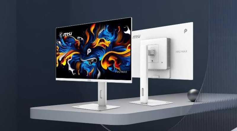 MSI Unveil the World’s First Inkjet Printed OLED Monitor in Their PRO MAX Range