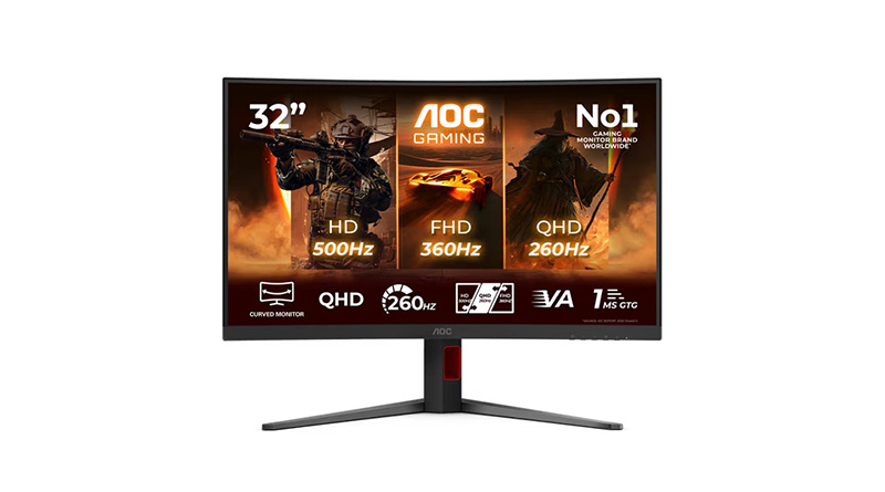 AOC Unveil Their First Triple-Mode Display with 32″ QHD Fast VA Panel