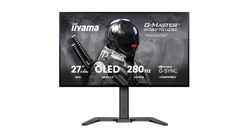 iiyama Unveil Their First OLED Gaming Monitor with a 27″ 1440p 280Hz Tandem WOLED Panel