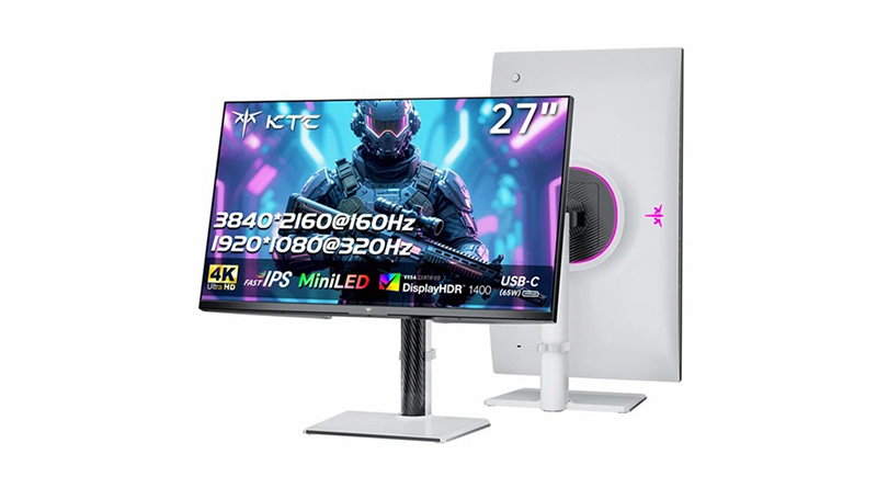 KTC M27P6S Announced with an Updated 2304-Zone Mini-LED Backlight and Glossy Coating