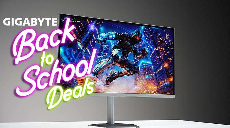Gigabyte’s ‘Back to School’ Offers Available Now, With a Range of Great Monitor Deals