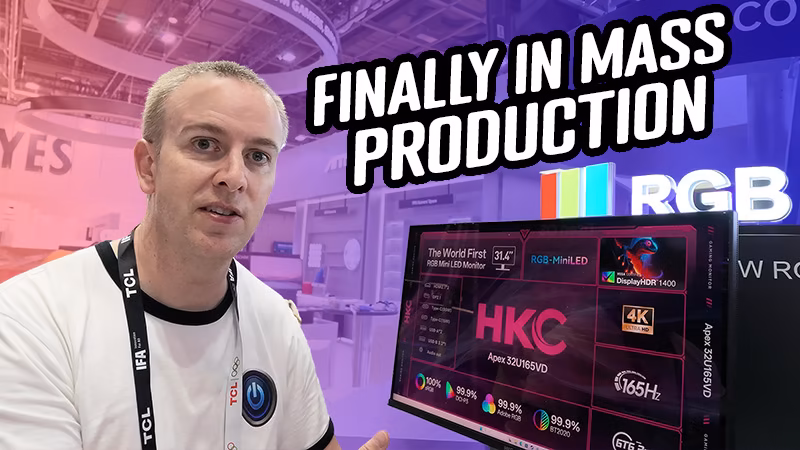 RGB Mini LED Monitors are Finally in Mass Production! Latest HKC News from IFA 2026 RGB Mini LED Monitors are Finally in Mass Production! Latest HKC News from IFA 2026