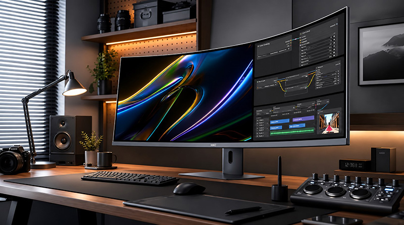 HKC Tianqi 43H180C Unveiled with a 43.8″ Ultrawide Mini LED Display