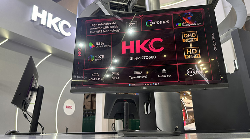 HKC Unveil the Shield 27Q560 with up to 1060Hz Refresh Rate